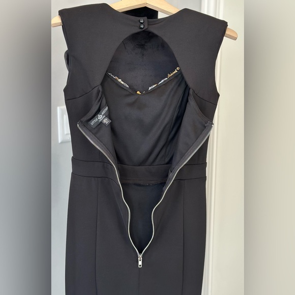 ✨EUC✨ Little Mistress London Bodycon Black with gold and silver sequins Size 4 - Picture 4 of 15